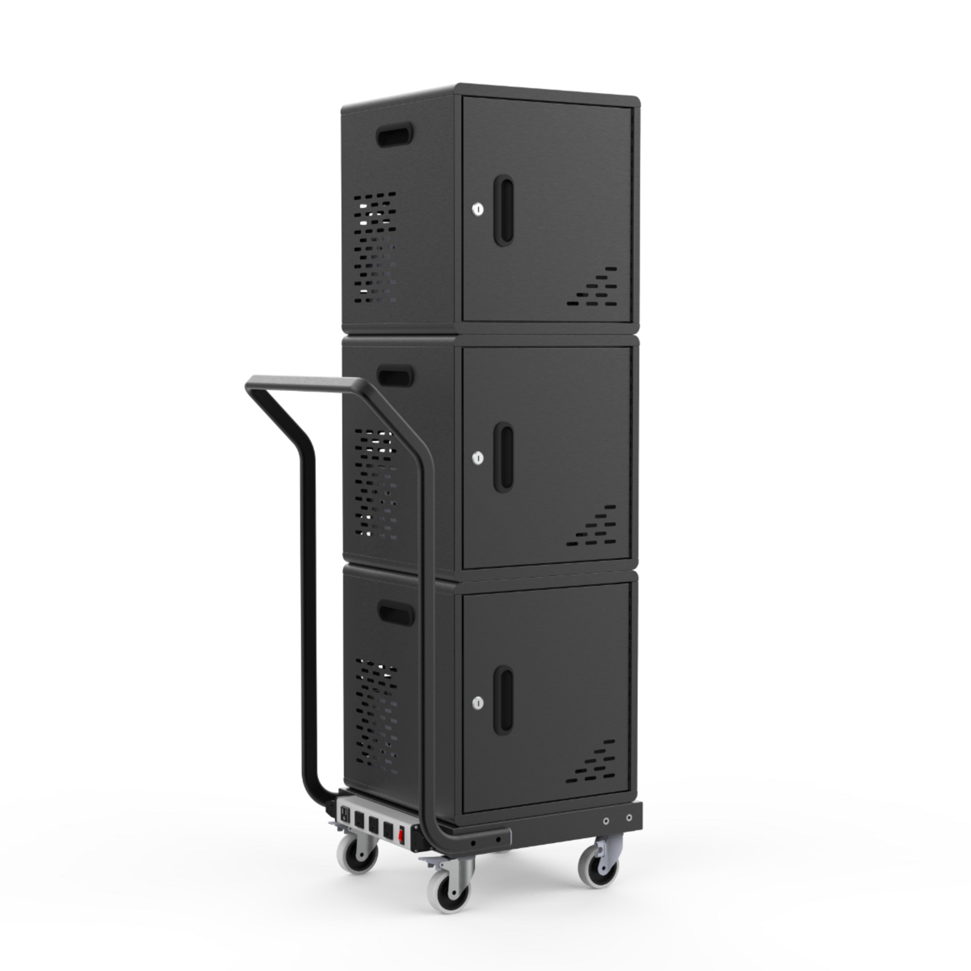 Luxor 30-Device Modular Charging Cart, 56.25in. x 21.25in., Model# LLMC30SP